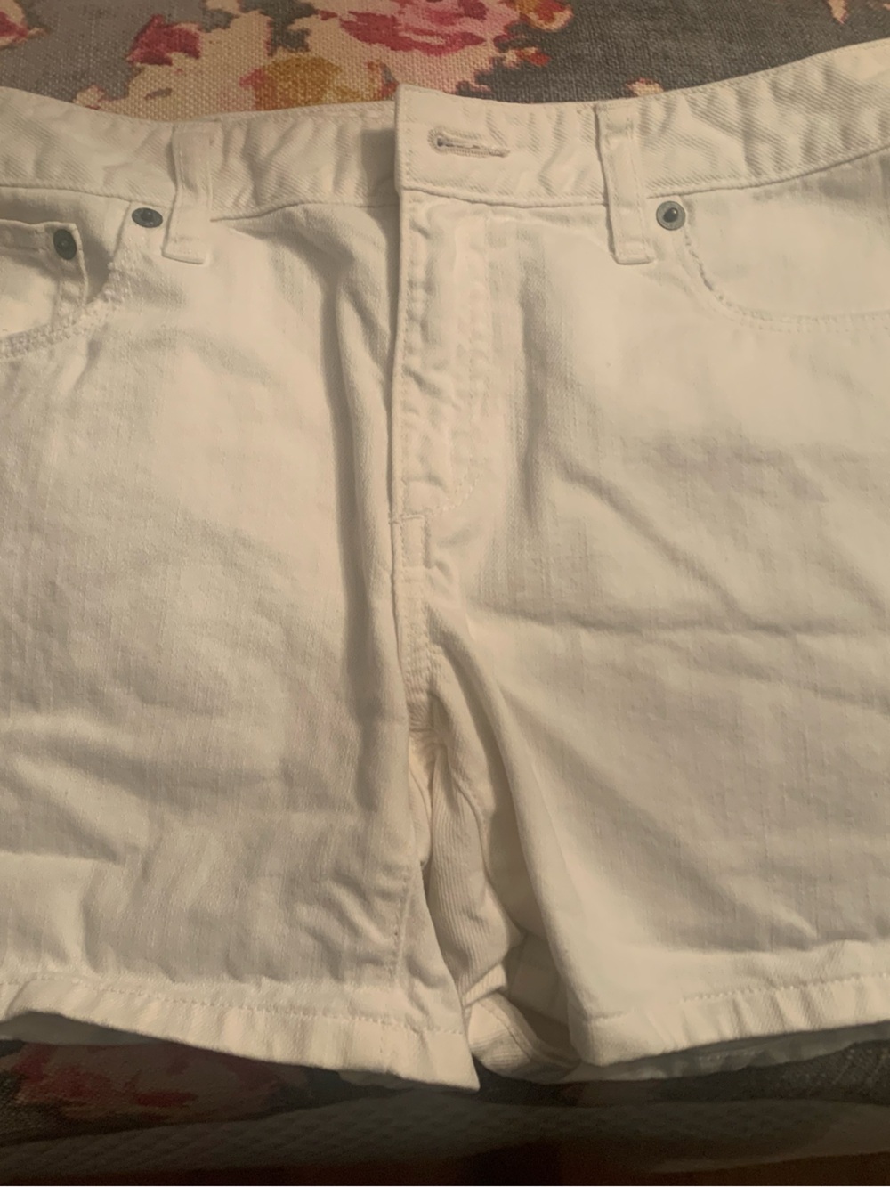 Polo by Ralph Lauren White Denim Shorts with Back Pockets